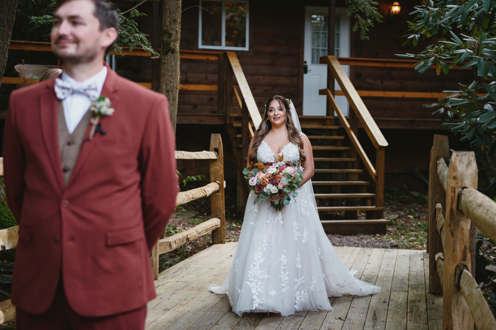 Magnolia Streamside Resort Pocono Wedding Michele and Scott